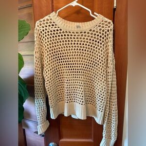 Old Navy Cream Knit Sweater